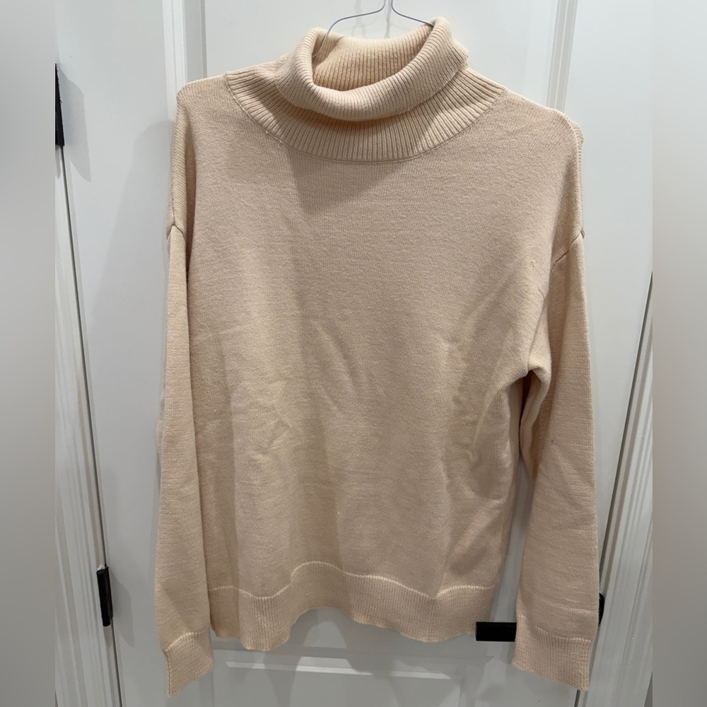 Entro Cream Knit Turtleneck